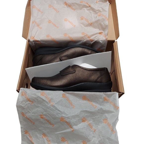 Padders Women's Sandy Wide Width Bronze Slip-on Shoes (US Size 8) - Picture 3 of 8